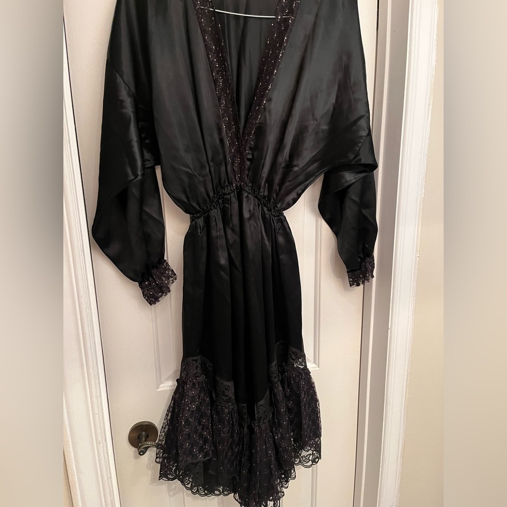 Special satin and lace dress